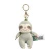 Plush Lazy Mouse Keychain With Polyester Fiber For Backpack And Bag Decor