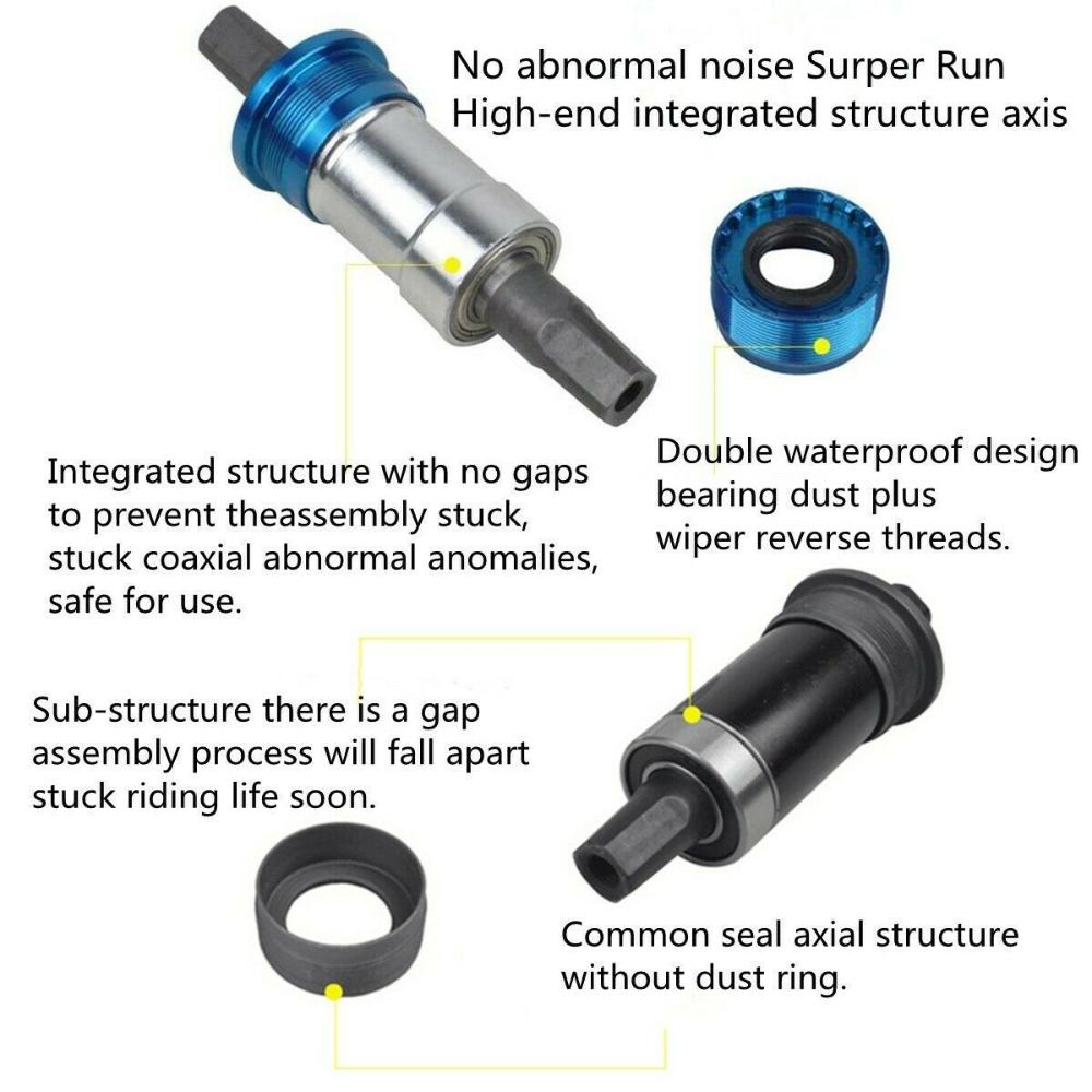 Outdoor Sports Road Mountain Bike MTB Bearing Bottom Brackets Bicycle Axle Sealed Cartridge