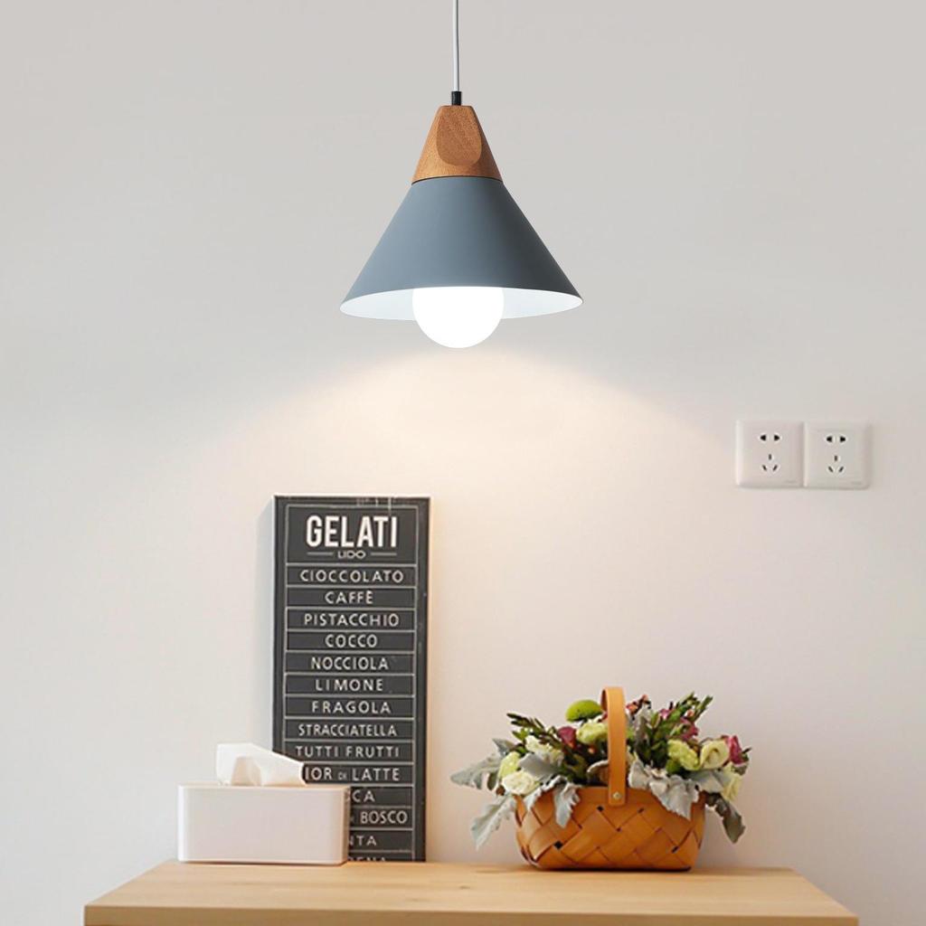 Luminária pendente LED criativa nórdica - Lustre de alumínio estilo europeu para bares e restaurantes
