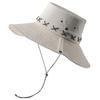 New men's and women's big edge bucket hat anti-ultraviolet sunshade cowboy hat folding sunscreen hat anti-splashing mountaineering hat