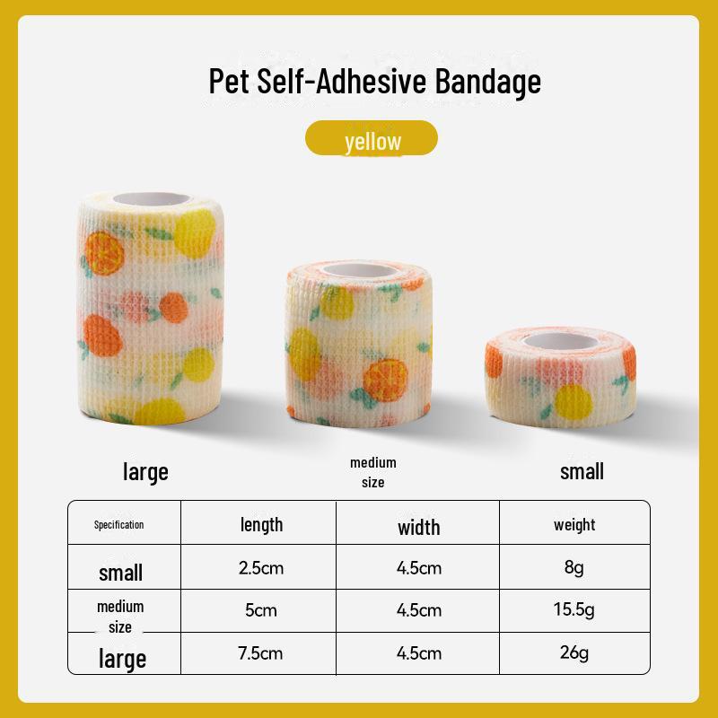 Hand-Tear Pet Bandage: Lightweight, Breathable Foot Protection for Dogs Outdoors