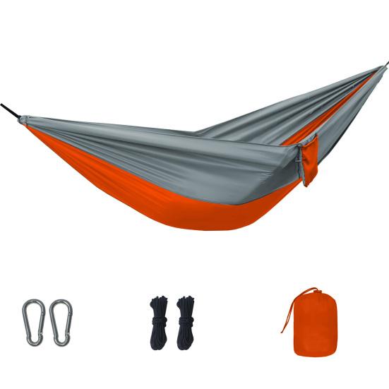 Outdoor Hammock Patchwork Color Anti-Rollover Wide Design Moisture-Proof Pad Outdoor Sleeping Hammock Color-Blocking Resting Equipment