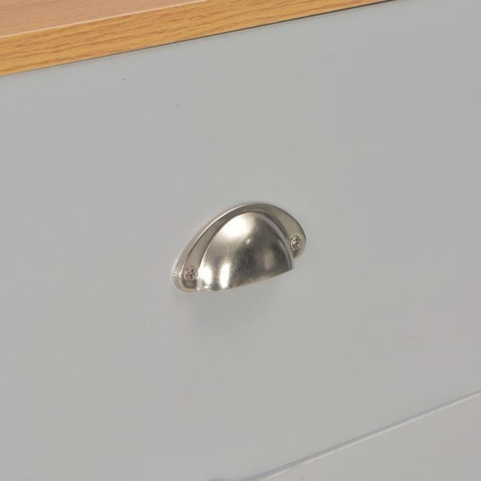 VidaXL Buffet Grey 112x35x81 Cm 283743