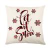 45X45Cm New Christmas Printed Detachable Cushion Pillow Cover Square Bedhead Living Room Sofa Cushion Cover