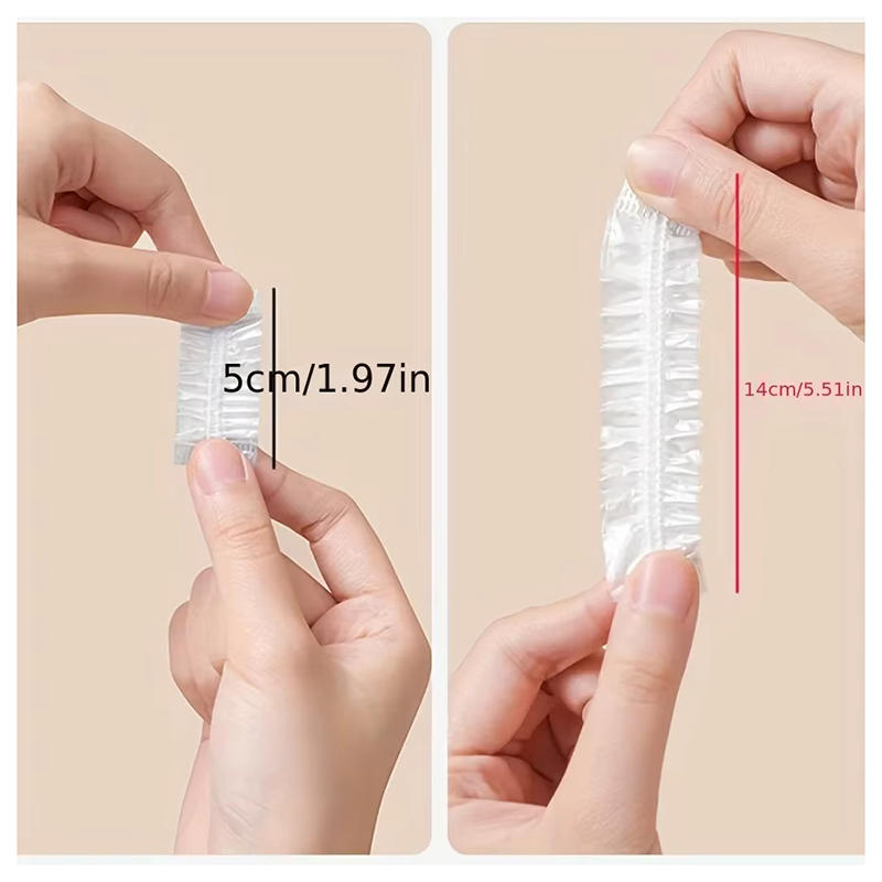 50/80pcs Dustproof Suitcase Protectors Luggage Wheels Cover Dust Film Office Chair Wheel Protector Cover Multipurpose Microphone Elastic Sleeve