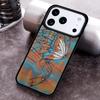 Music Notes Butterfly Phone Case for iPhone 17 16 15 Pro Max Air 14 13 12 11 Plus Shockproof Capa Cover