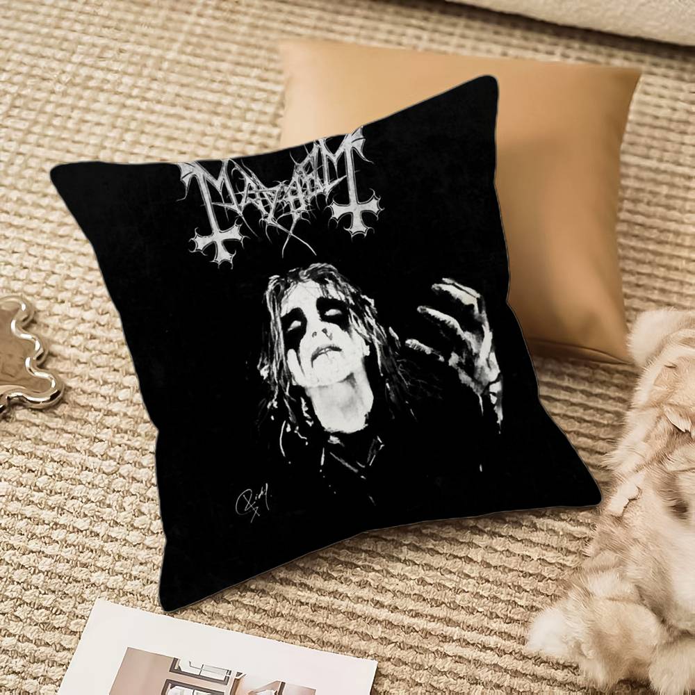 B-Burzum SINGER Pillow Case Anti-dustmite Invisible Zipper Sofa Bed