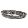 DIY Harz Diamant Kristall Strass Kette Besatz Band für Schmuckherstellung (Grau)