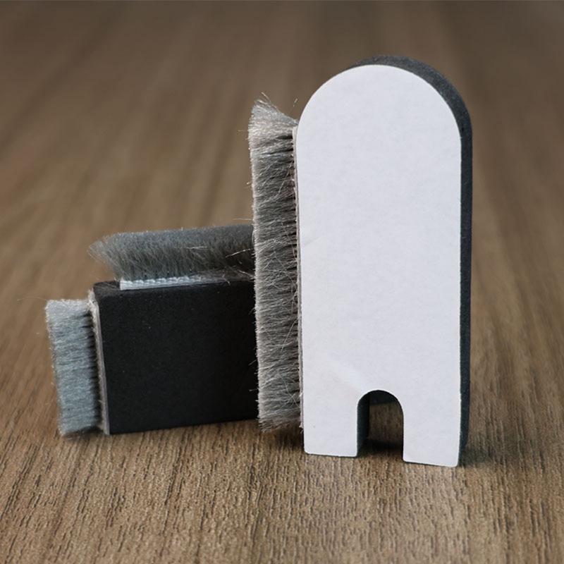 Push-Pull Eva+Pp Sealing Strip Self-Adhesive Windproof Window Buffer Block Sliding Up And Down Track Brush Strip Window Hardware