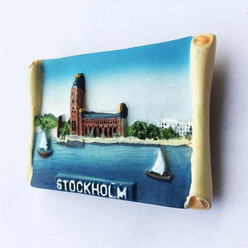Sweden Travelling Fridge Magnets Creative Tourist Souvenirs Fridge Stickers Home Decoration Children Toys Magnetic Stickers
