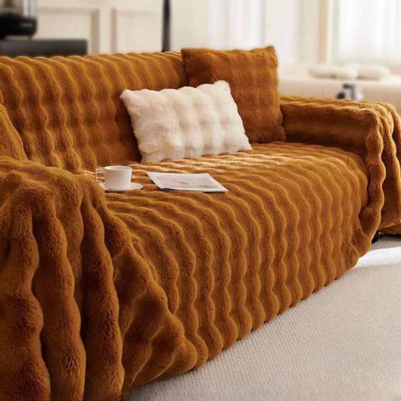 

Чехол для дивана, зимний, утолщенный, устойчивый к царапинам, чехол для дивана, плюс бархатный чехол, подушка для дивана, полотенце для дивана, одеяло 180*130cm