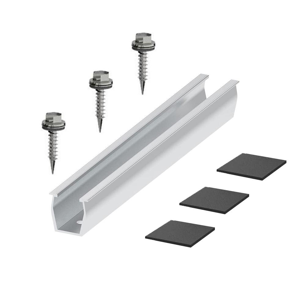 Optimize The Performance Of Your PV System With Solar Panel Bracket Fastening Balcony Power Plant Rail Enhanced Stability