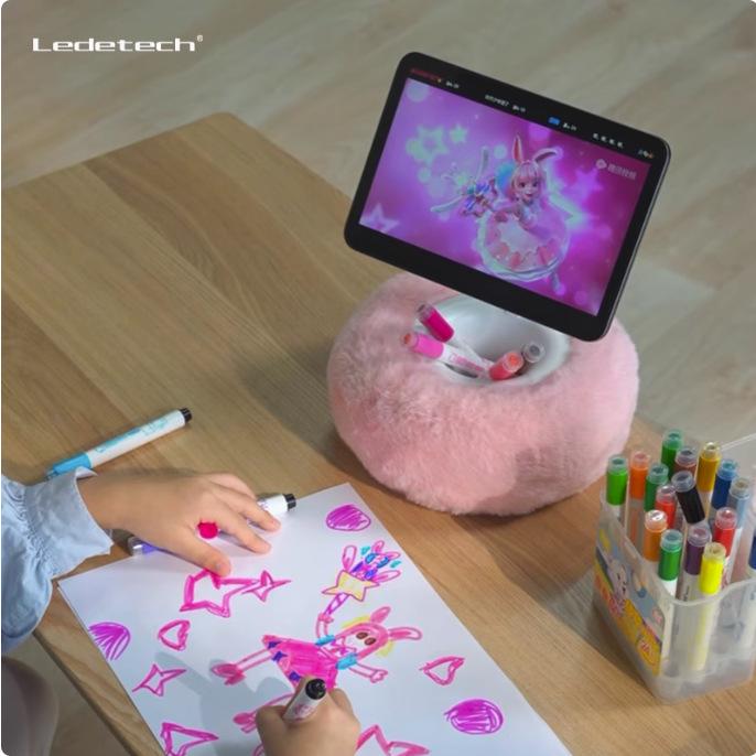 Happy MagSafe Pillow Stand: Versatile Magnetic Holder for Phone/Tablet In Bed, Sofa, Table, or Floor for Live Streaming or Relaxing.