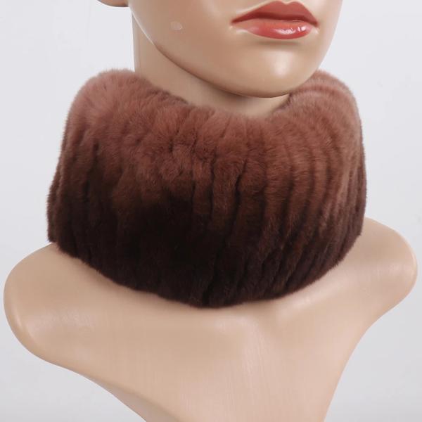 Winter Women Knitted Fluffy Real Rex Rabbit Fur Scarf Natural Soft Rex Rabbit Fur Headband Girls Warm 100% Genuine Fur Scarves