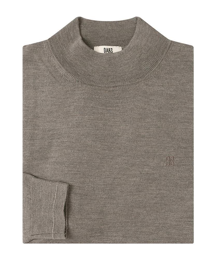 DAKS SHIRTS 100% Wool Turtleneck Knit Regular Fit Beige_Dlw3Swtn450I1