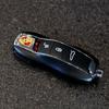 Car Remote Key Sticker Aluminum Emblem Decoration Decal For Porsche Panamera Taycan 911 718 Macan Cayenne Boxster Cayman 918