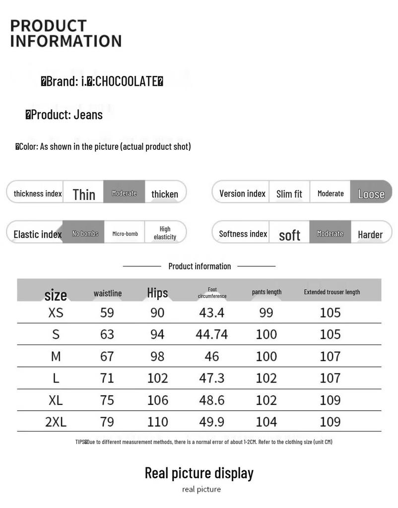 CHOCOOLATEit Women's Summer Tencel Wide-Leg Jeans