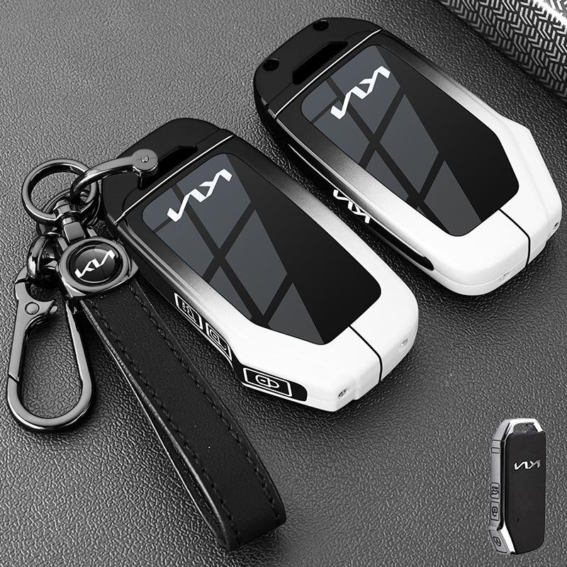 Zinc Alloy Car Remote Key Case Cover For KIA Sportage R GT Stinger Sorento Ceed Cerato Forte Niro Soul Telluride Accessories Gztcv55