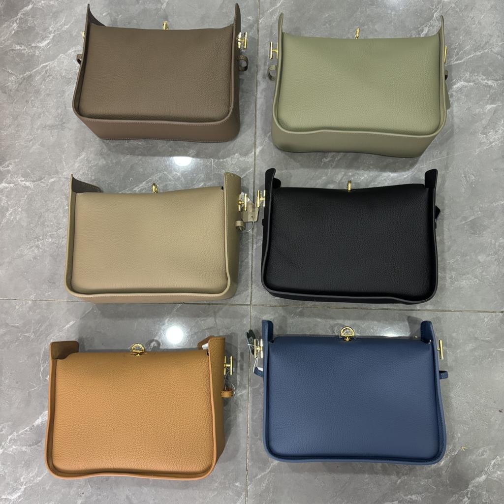 Luxury Designer Women Crossbody Bag Top Grain Genuine Cow Leather Large Capacity Shoulder Bag with Adjustable Wide Strap