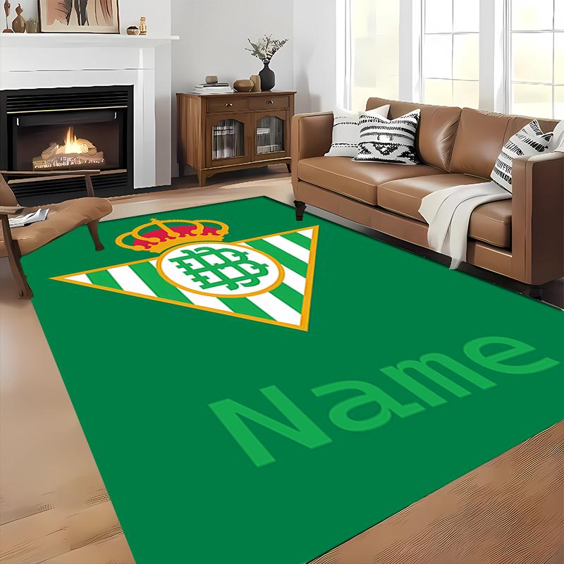 Custom personalization Real Betis Balompié Area Rug - Perfect For Kitchen, Bathroom,Laundry Room Decor Large Size Available,Gift All Seasons