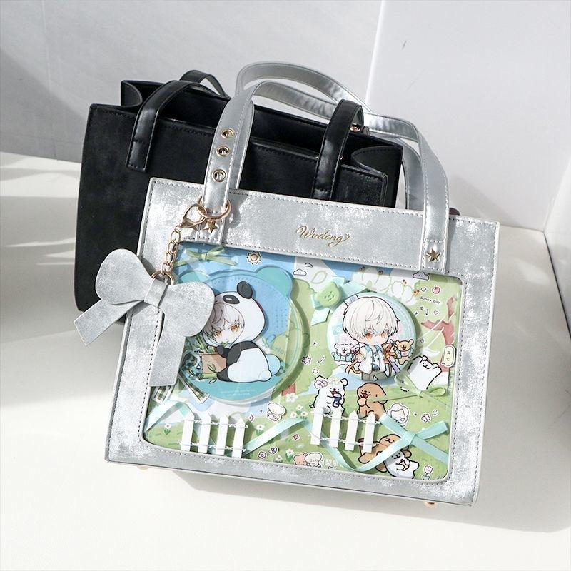Cream Spring Cherry Pain Bag Daily Transparent Versatile Bar Guofeng Portable One Shoulder Crossbody Bag Antique Girl Snacks