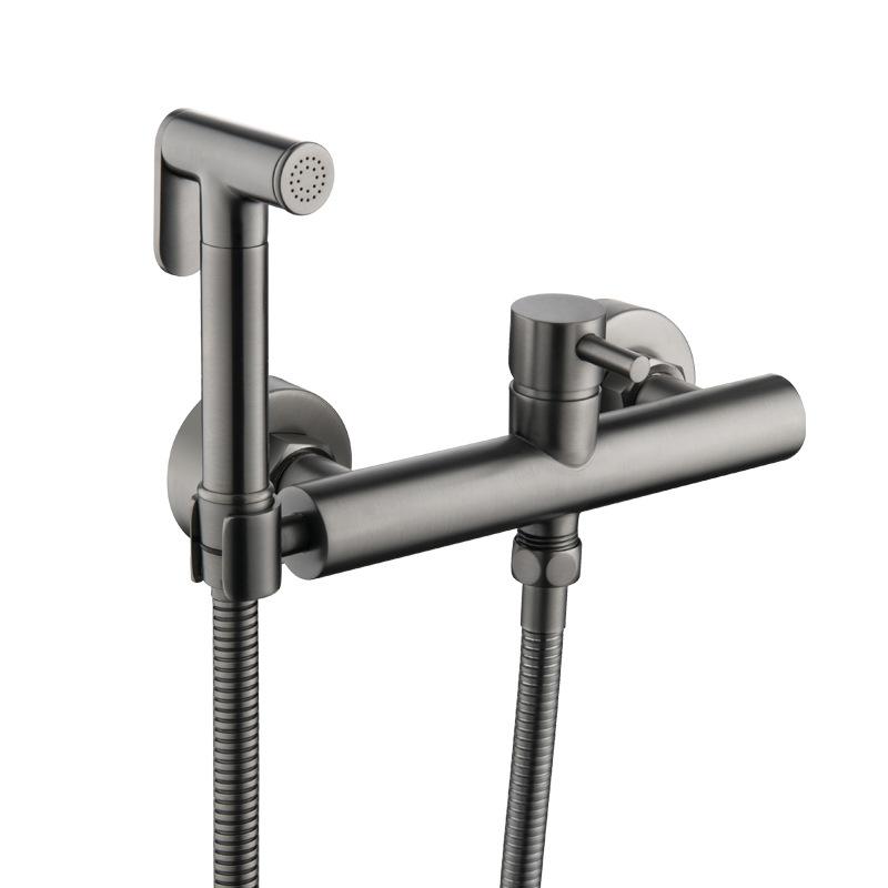 Set rociador bidé para inodoro Latón Doble Uso Grifo para bidés Baño Rociador caliente y frío ducha rociador bidé Grifo bidé Pistola de alta presión