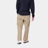 Carhartt WIP High Waist Solid Color Straight Leg Pants Classic Logo Tag Wide Work Pants Men bottoms I029919-G1-GD