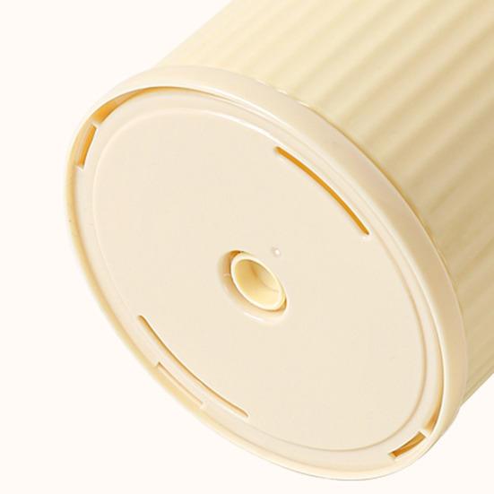 360 Drehbarer Make-up-Pinselhalter 5 Fächer Kosmetik-Organizer Blumendesign Drehender Make-up-Pinselbecher Stifthalter für Schminktisch Eyeliner Augenbrauenstifte