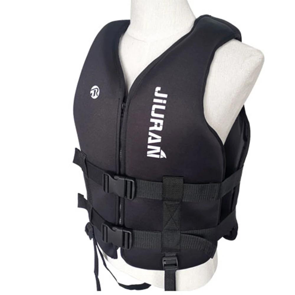 

Neoprene Life Jacket for Adult Children New Water Sport Buoyancy Jacket Life Vest Swimming Boating Skiing Driving Vest Drifting L