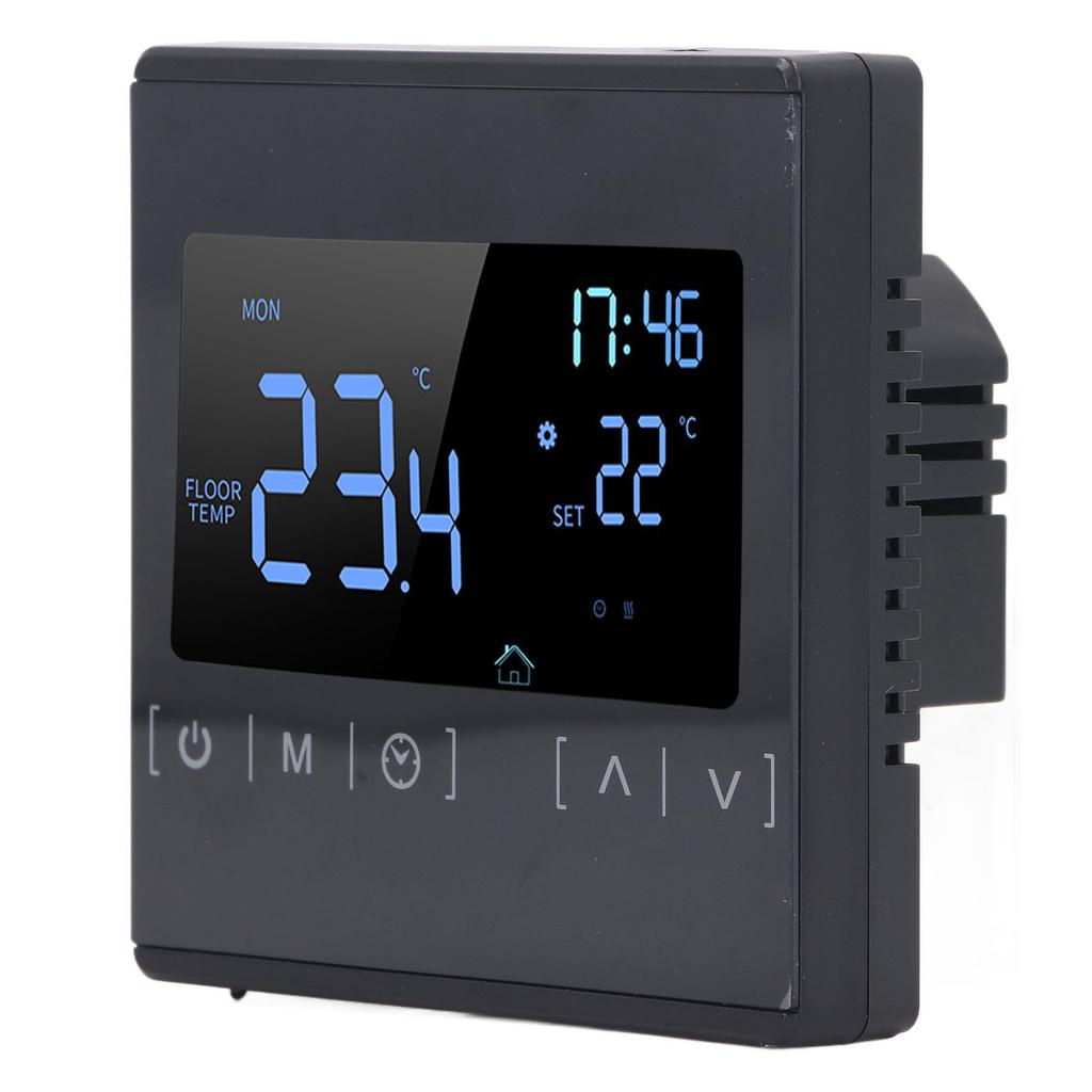 Programmable Digital Thermostat Smart Touch Screen Home Thermostat for Sweat Steaming Room AC85V to 250V