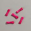 20pcs/bag Mixed Color Acrylic Thin 7x26mm Bamboo Curved Tube Loose Beads for DIY Bracelet Necklace Jewelry Craft Accessories