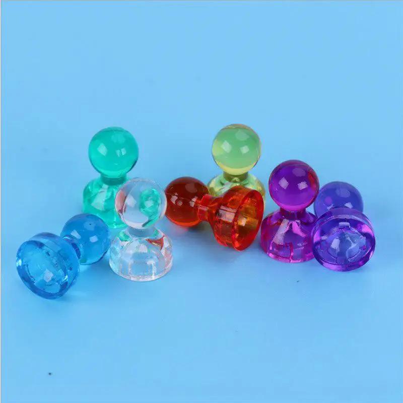 10pcs -Strong Neodymium Noticeboard Skittle Men Pin Magnets Fridge Whiteboard