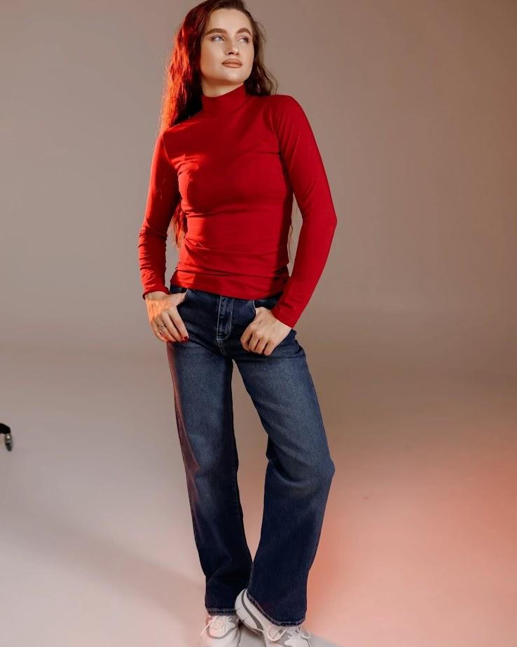 Women’s Classic Turtleneck – Elegant Fit & All-Season Comfort, Any Season, 8047-036 HC