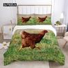 Chicken Duvet Cover Set Cool Animal Pattern Comforter Cover Funny Chicken Pattern Bedding Set Microfiber Wildlife Quilt Cover