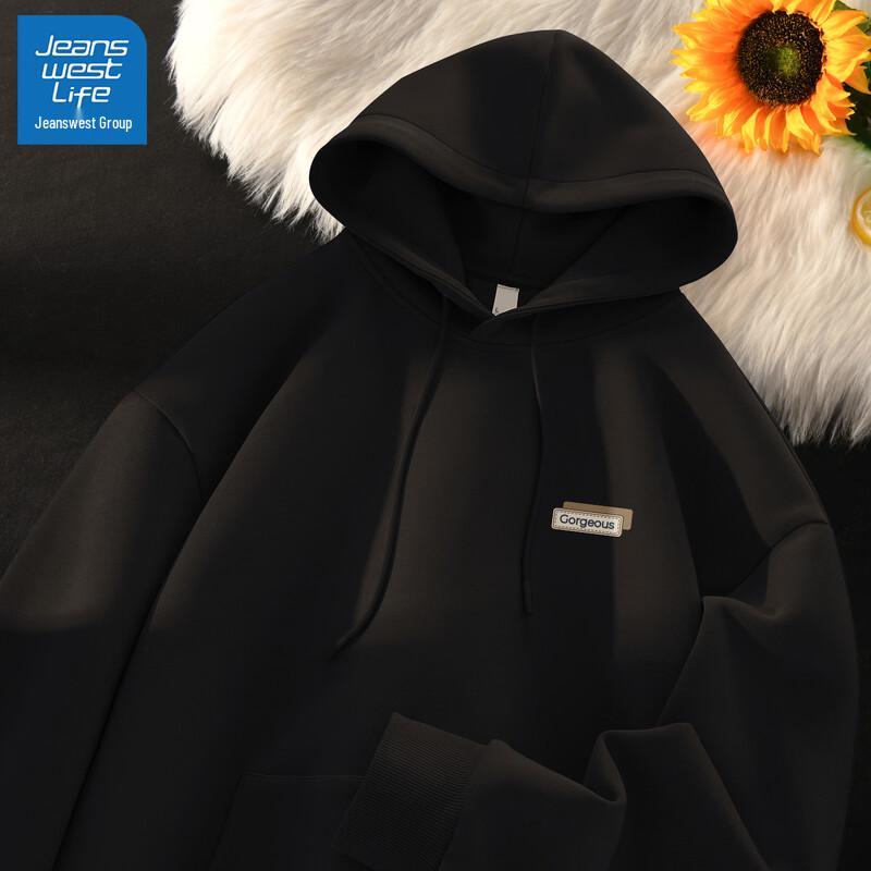 

Jeanswest Men s American Retro Hooded Pullover Sweatshirt 3XL