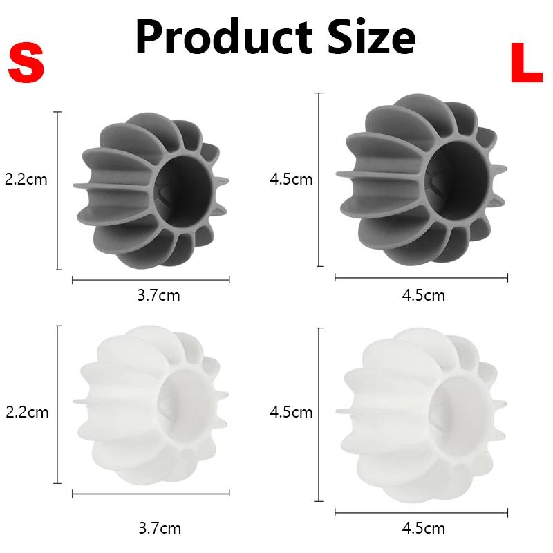 Palla Magica Riutilizzabile in Silicone per Lavanderia Galleggiante Raccogli Peli di Gatto Anti-grovigli Palle per la Pulizia Strumenti per Lavatrice