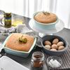 1/2Pcs Silicone Square Round Cake Plate Non-Stick Brownie Pot W/Anti-Slip Handle Oven And Air Fryer Safe Perfect For Baking Cake