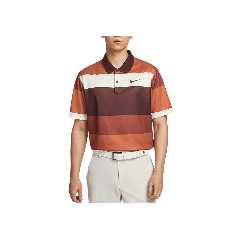 Nike Victory+ Korte Mouw Polo Shirt Heren tops Bruin FZ7449-652