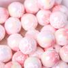 5Pcs Cute Straight Hole Flower Cartoon Round Beads Bracelet Materials Hand-painted Handmade DIY