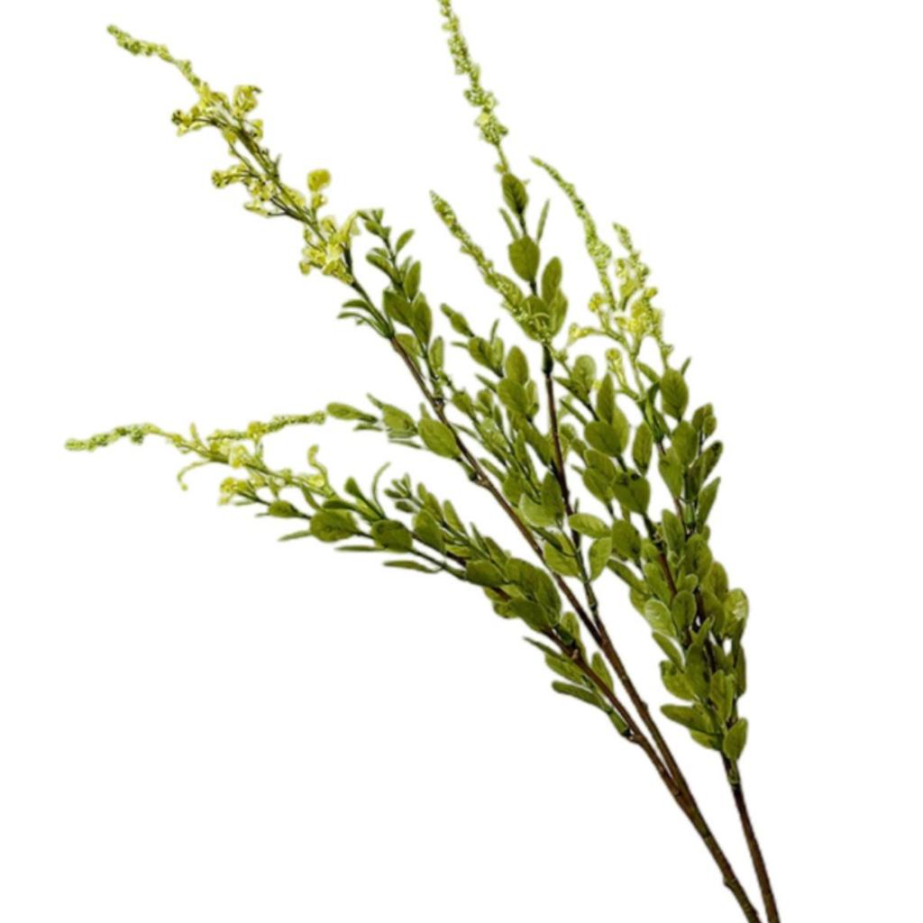 Mori-Stil Künstliche Blaue Schafgarbe - Einzelner Stiel Florale Kunst für Innen-Restaurantdekoration