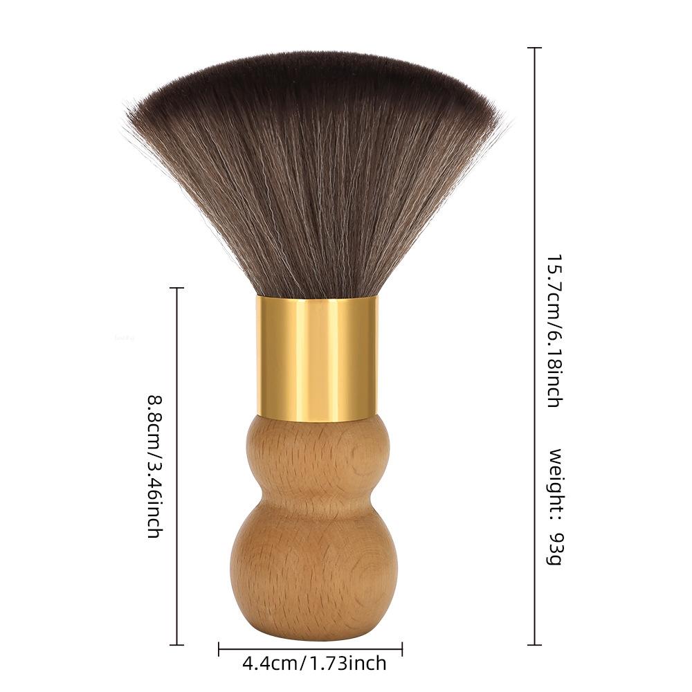 Professional Barber Neck Duster Hair Cutting Brush Soft Bristle Salon Cleaning Brush For Removing Loose Hair