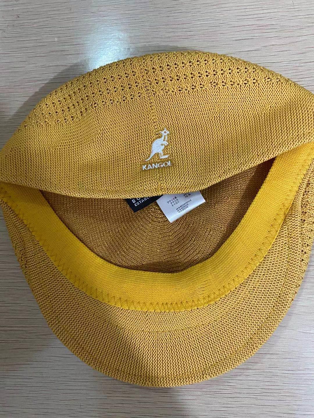 KANGOL Унисекс Летний Сетчатый Берет - Ветрозащитная Плоская Кепка в Стиле Хёны L (58-60cm)