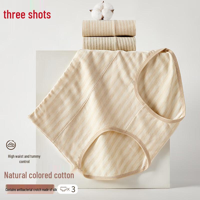 Sanqiang Women's Antibacterial High-Waist Briefs