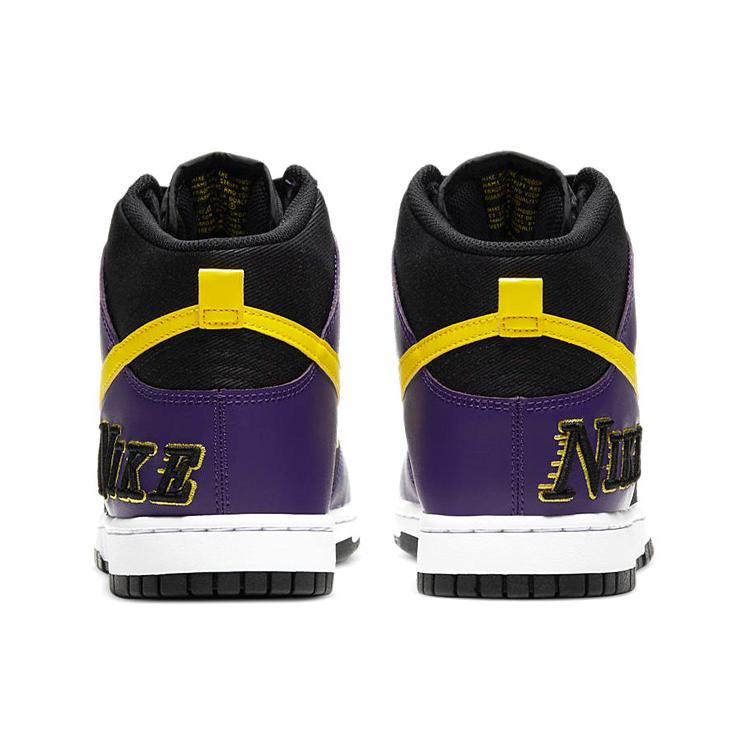 New Nike Dunk High Emb Lakers DH0642-001
