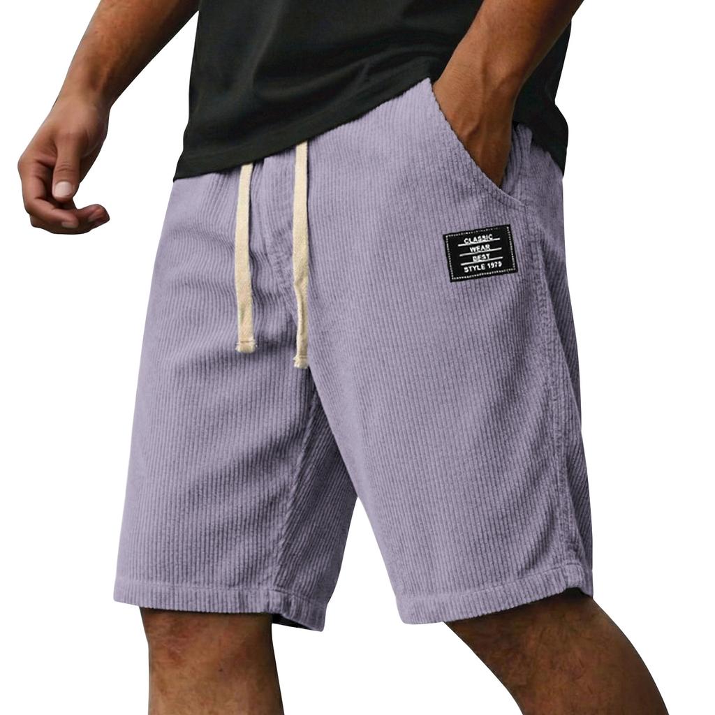 Pantaloncini Casual Estivi da Uomo Moda Uomo Pantaloncini Sportivi Testurizzati