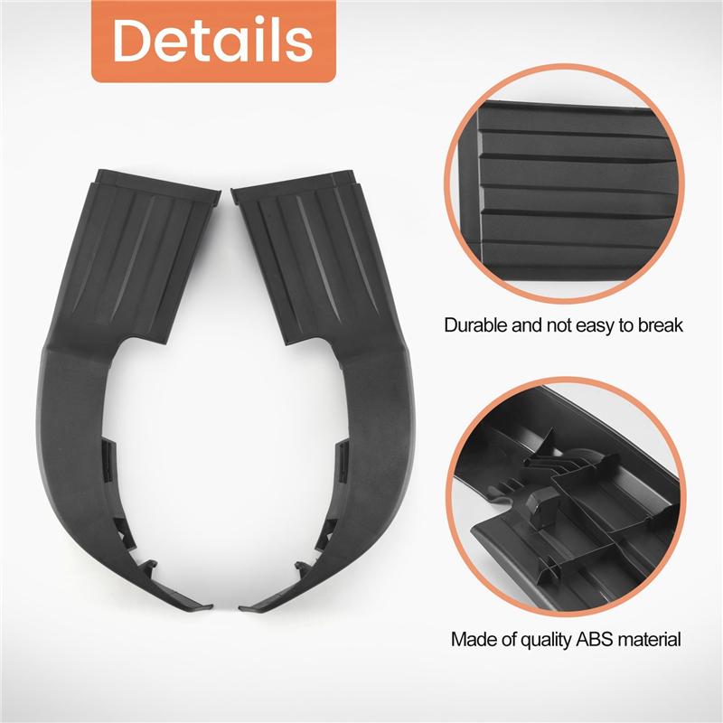 Rear Bumper Step Plate Black For Toyota Hilux Revo Rocco 2015 -2019-A99D