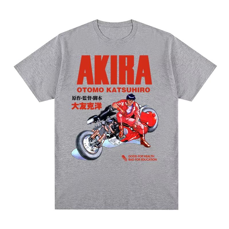 Men's & Women's New Vintage T‑Shirt with Akira 1989 Japanese Anime Movie Harajuku Casual Graphic Print Women And Men T-shirt