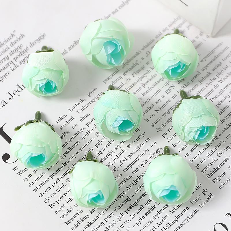 20/30Pcs Wedding Decoration Rose Artificial Flowers Silk Fake Flower for Home Room Decor DIY Craft Garland Gift Table Accessorie