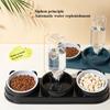Elevated Bowl for Cats and Dogs Durable Two-in-one Feeder Bowl Food Bowl Automatic Drinking Water Small Cat Dog Pet Supplies