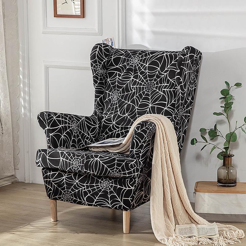 Elastic One-Piece Tiger Stool Cover American Scamon Seat Cushion Chair Cover Sofa Cover All-Inclusive Single Wing Back Cover